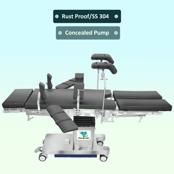 OT Table (Fully Electric C-Arm Hydraulic) ME-1000E (R-BASE TABLE) - Image 2